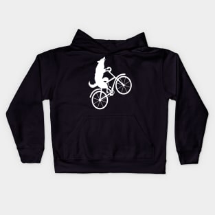 Wolf bicycle nice cute cool colorful Kids Hoodie